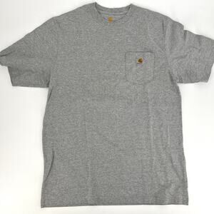 Carhartt Gray Pocket T Shirt Original Fit Mens Size L